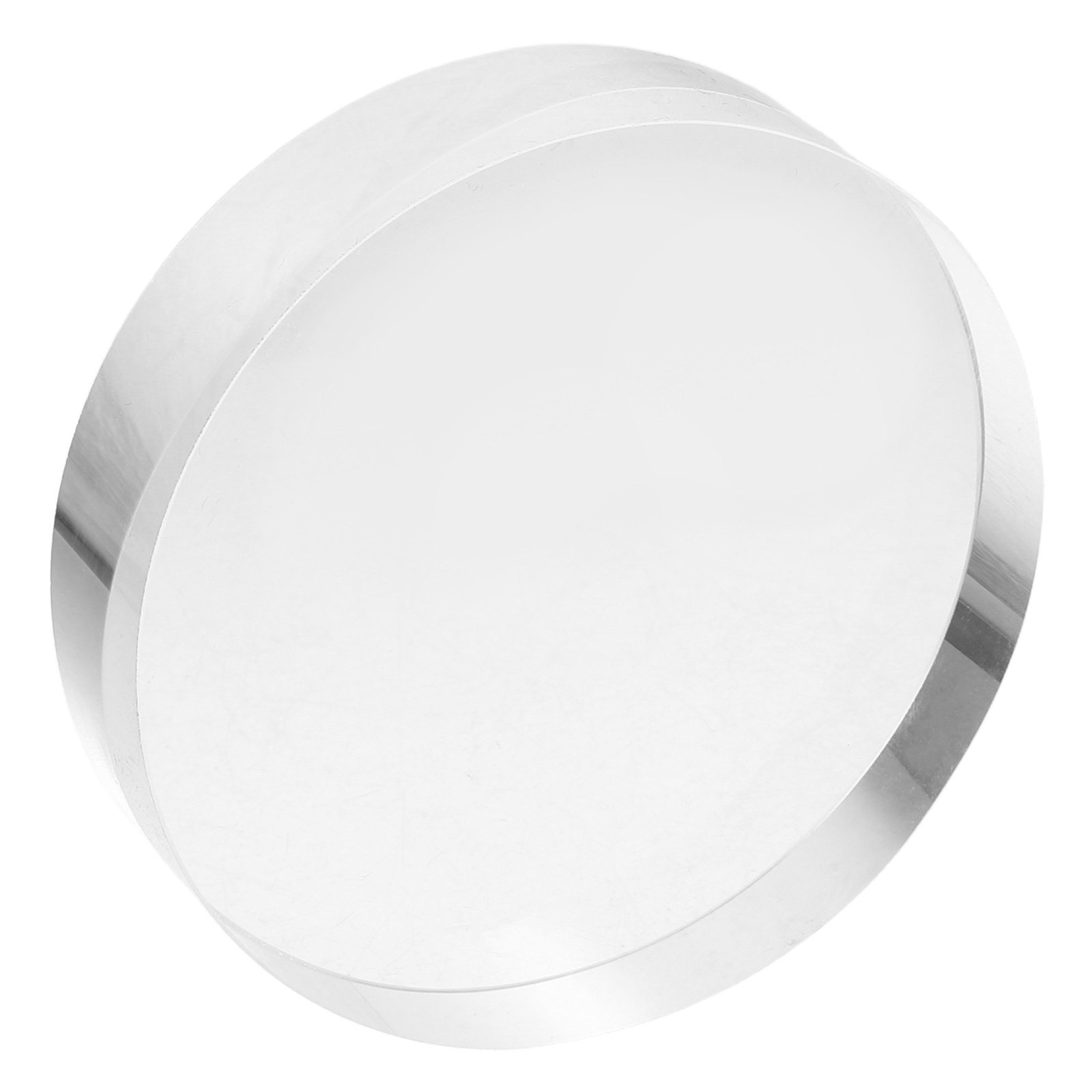 Paper Weight Crystal - Klarer Kristall Runder Briefbeschwerer aus Glas,