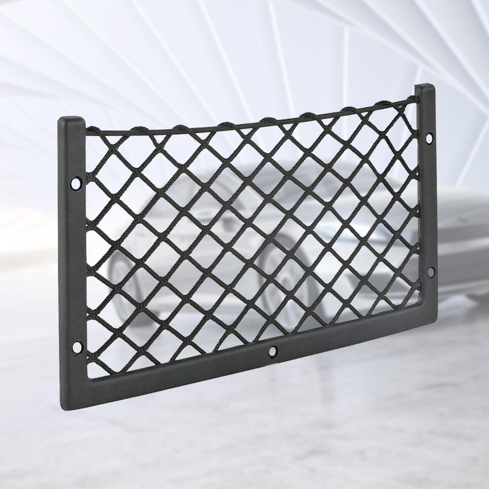 Magazine Holder Rack - Auto-Rücksitz-Aufbewahrungsnetz, elastischer Zeitschriftenhalter, großer Netzbeutel, Gepäck-