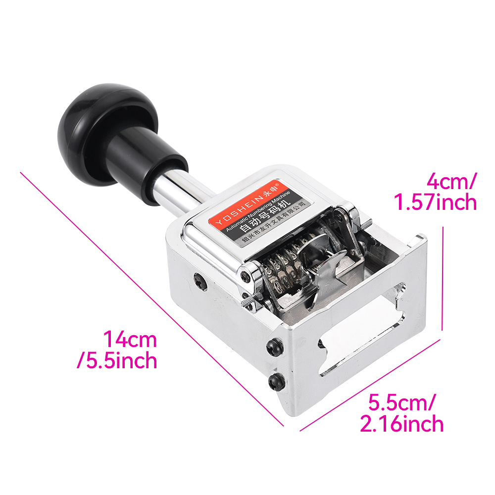 7-stellige automatische Nummer – Rubber Date Stamp Bewertung und Preis