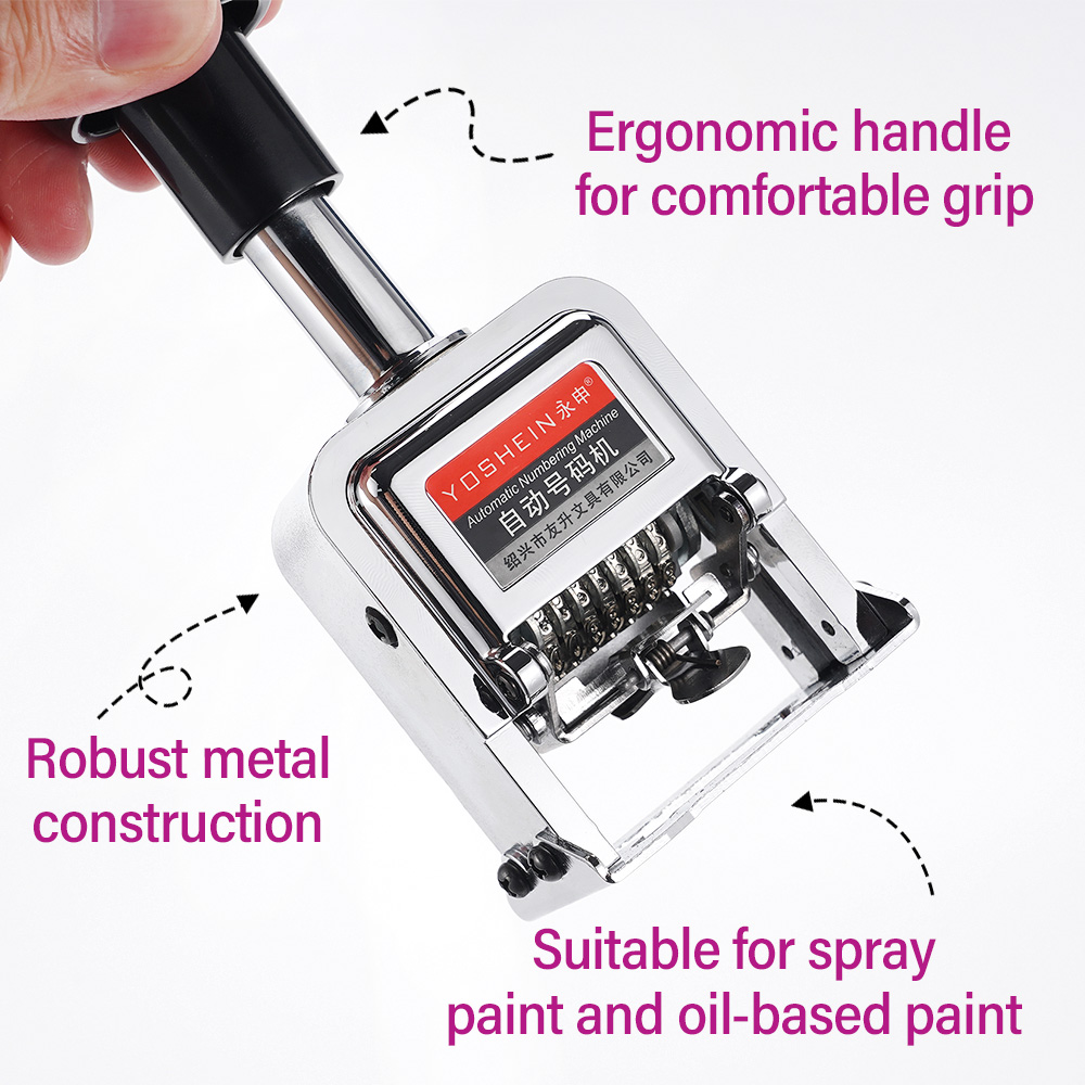 7-stellige automatische Nummer – Rubber Date Stamp Bewertung und Preis