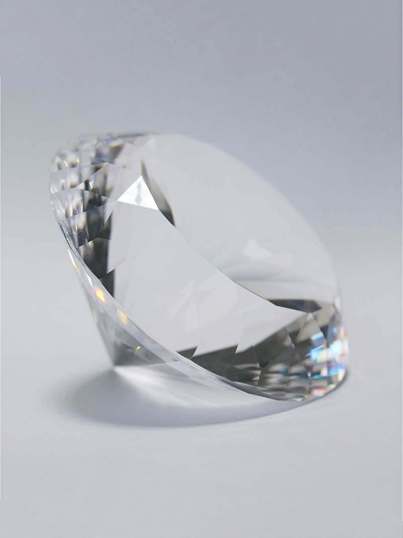 150mm Transparent Optische Kri – Paper Weight Crystal Bewertung und Preis