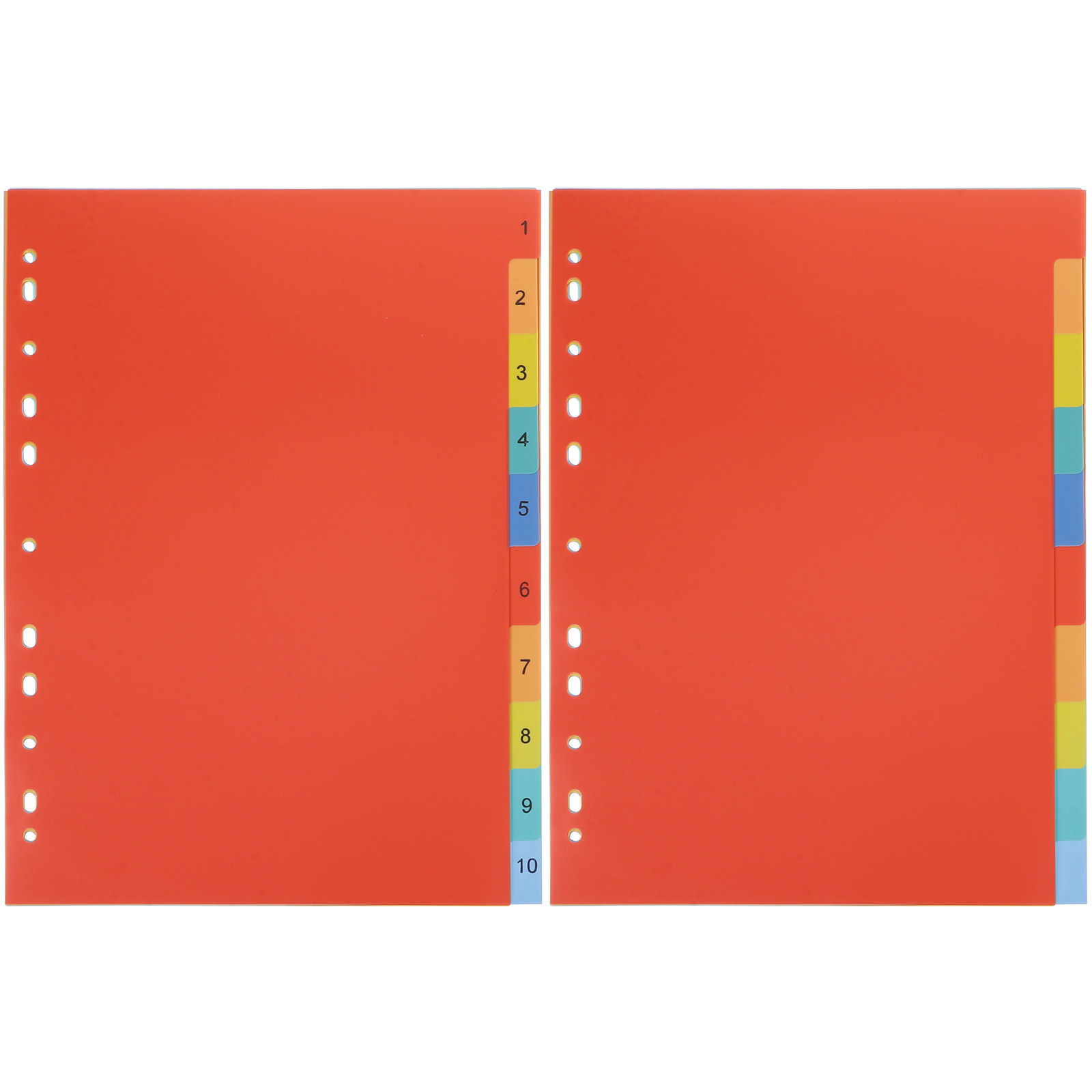 2 Sets A4-Ordner-Trennblätter  – Tab Divider A4 Bewertung und Preis
