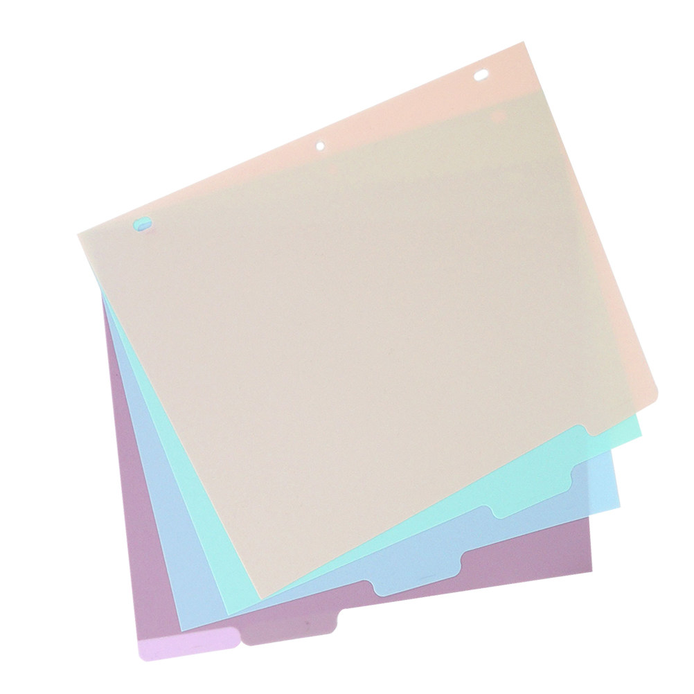 1 Set Plastik-Ordner-Trennblät – Tab Divider A4 Bewertung und Preis