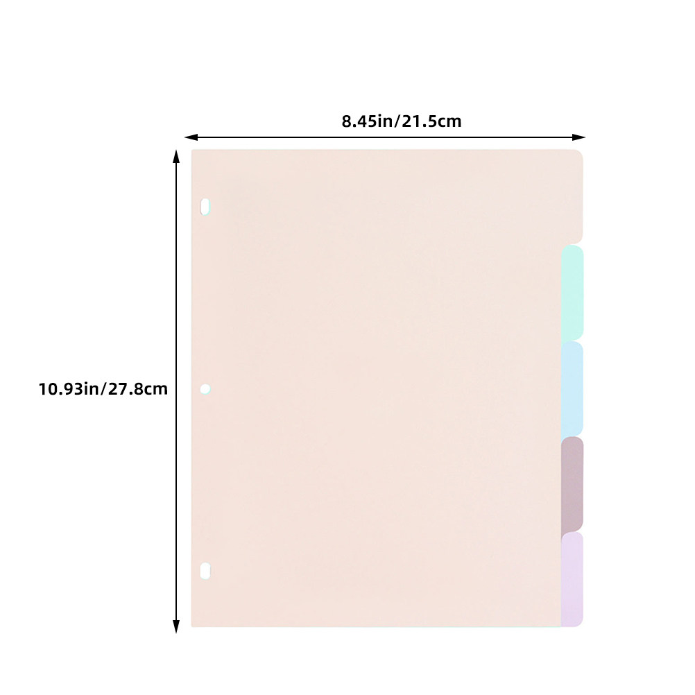 1 Set Plastik-Ordner-Trennblät – Tab Divider A4 Bewertung und Preis