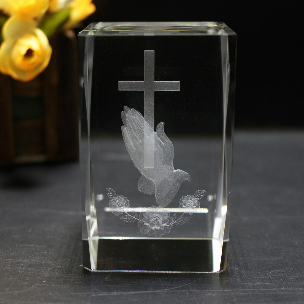 3D Laser Kristall Religiöser W – Paper Weight Crystal Bewertung und Preis