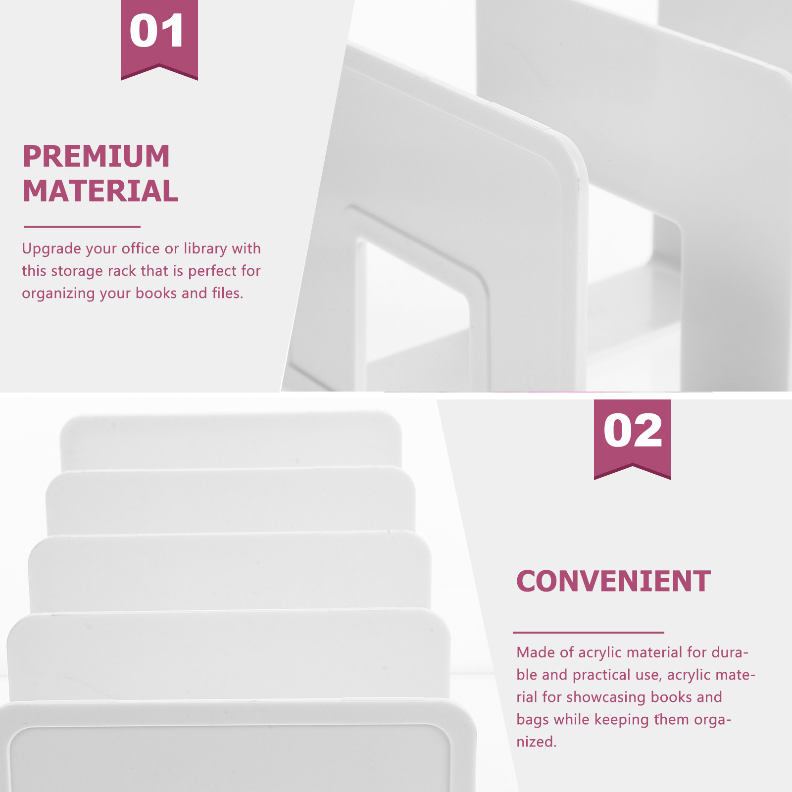 Robuster Acryl-Desktop-Aktenha – Magazine Holder Rack Bewertung und Preis