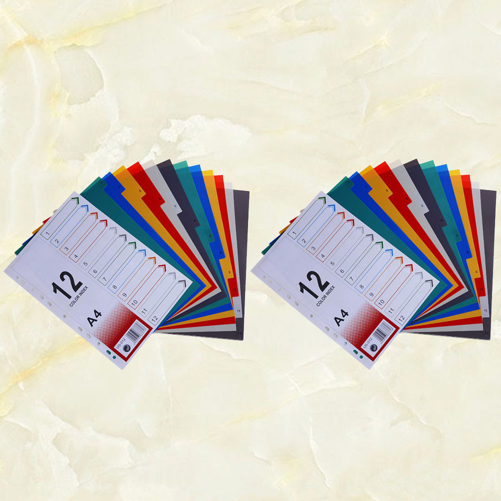 2 Stück Registerblätter, extra – Tab Divider A4 Bewertung und Preis