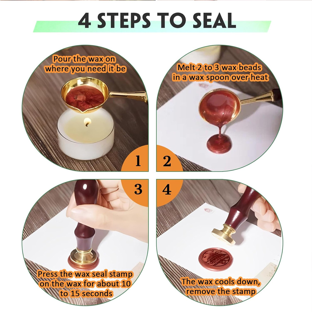 20-teiliges Wachssiegel-Stempe – Wax Seal Stamp Set Bewertung und Preis