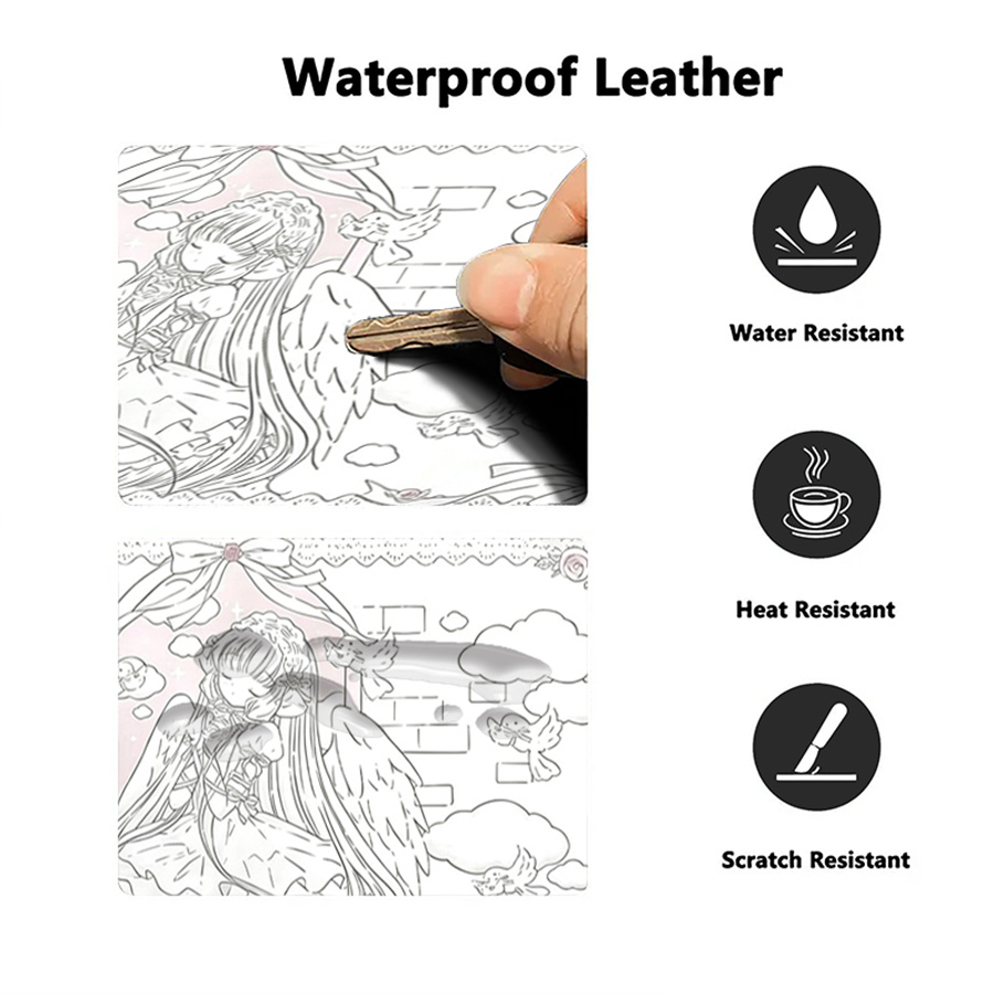 Leder-Mauspad, Schreibtischtep – Leather Desk Pad Bewertung und Preis