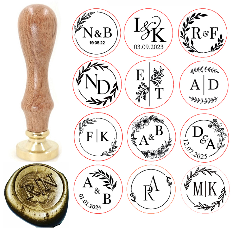 Maßgefertigter Messing-Wachssi – Wax Seal Stamp Set Bewertung und Preis