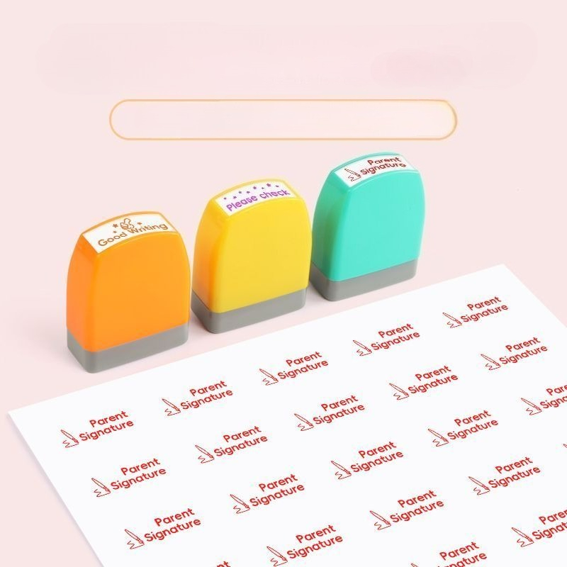 5 Stück Stempel, farbenfrohe E – Rubber Date Stamp Bewertung und Preis